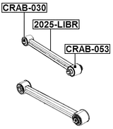 2025-LIBR - REAR TRAILING ROD