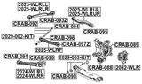 2029-002-KIT - REPAIR KIT, CAMBER ADJUSTING ECCENTRIC BOLT