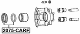 2075-CARF - FRONT BRAKE CALIPER REPAIR KIT (SET FOR ONE SIDE)