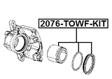 2076-TOWF-KIT - REPAIR KIT, FRONT CALIPER PISTON D65.9