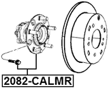 2082-CALMR - REAR WHEEL HUB