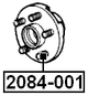 2084-001 - WHEEL STUD