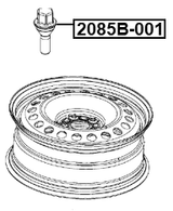 2085B-001 - WHEEL BOLT M12X1.25 L60.4
