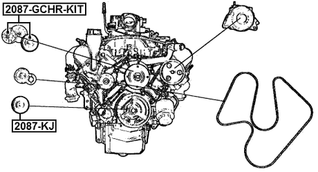 2087-GCHR-KIT - PULLEY TENSIONER KIT