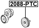 2088-PTC - PULLEY IDLER