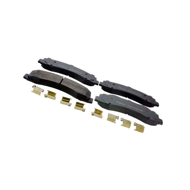 2101-F150V2F - PAD KIT, DISC BRAKE, FRONT - KIT (WITH ANTI SQUEAL SHIM, WITH BRACKETS) Braking System, Brake Pads