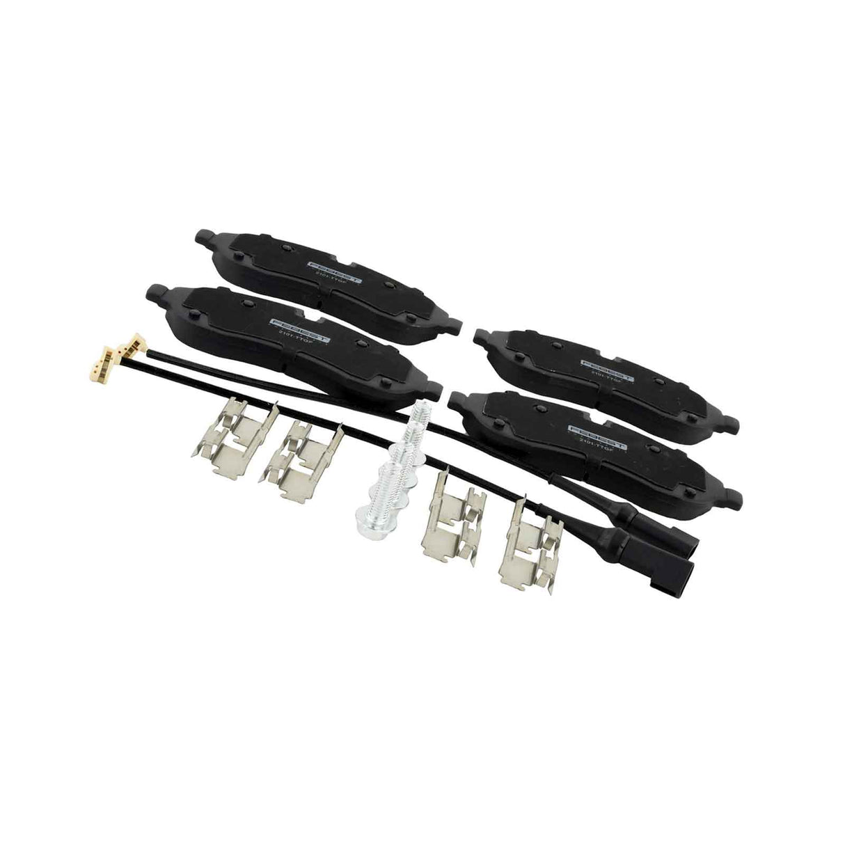 2101-TTGF - PAD KIT, DISC BRAKE, FRONT (WITH WEAR SENSOR, WITH BRACKETS) Braking System, Brake Pads