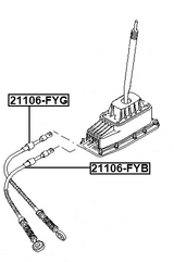 21106-FYB - TRANSMISSION GEAR CHANGE CABLE