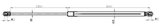 21117-007 - BOOT GAS STRUT L600/385N