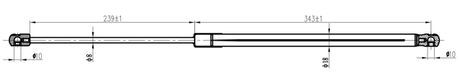 21117-007 - BOOT GAS STRUT L600/385N