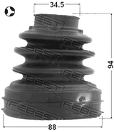 2115-CA220RHT - BOOT INNER CV JOINT KIT 88X94X34.5
