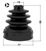 2115-CB4T - BOOT INNER CV JOINT KIT 77X89X19