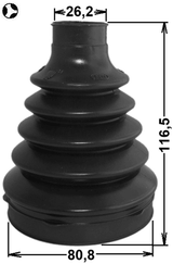 2115-FYT - BOOT INNER CV JOINT KIT 80.8X116.5X26.2