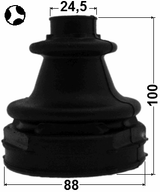 2115-GELHT - BOOT INNER CV JOINT KIT 88X100X24.5