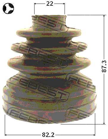 2115-TC7T - BOOT INNER CV JOINT KIT 78.5X84X20