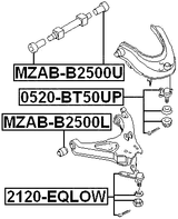 2120-EQLOW - BALL JOINT FRONT LOWER ARM