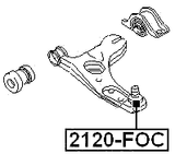 2120-FOC - BALL JOINT FRONT LOWER ARM