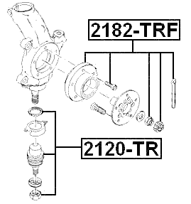 2120-TR - BALL JOINT FRONT LOWER ARM