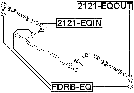 2121-EQIN - STEERING TIE ROD END