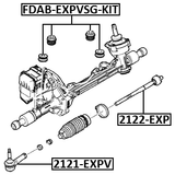 2121-EXPV - STEERING TIE ROD END