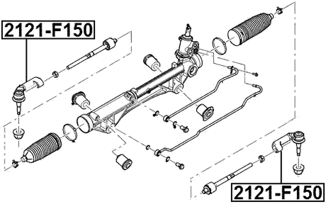 2121-F150 - STEERING TIE ROD END