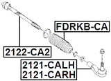 2122-CA2 - STEERING TIE ROD
