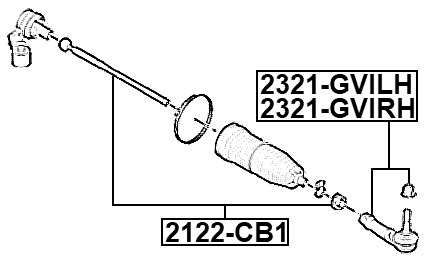 2122-CB1 - STEERING TIE ROD
