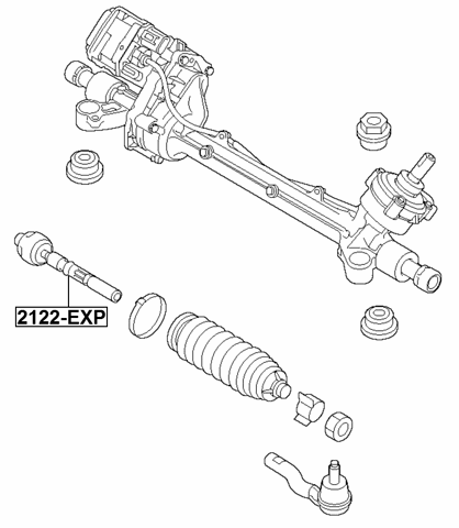 2122-EXP - STEERING TIE ROD