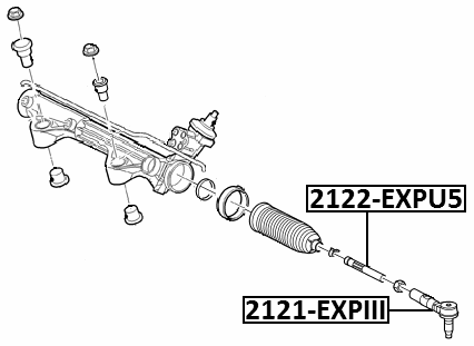 2122-EXPU5 - STEERING TIE ROD