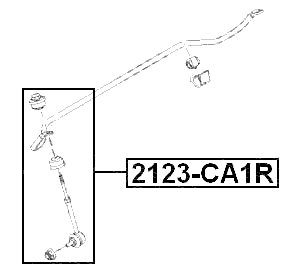 2123-CA1R - REAR STABILIZER LINK
