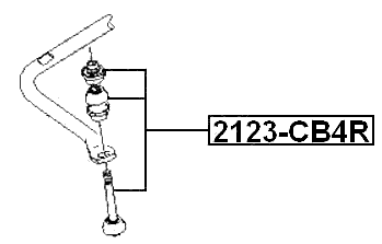 2123-CB4R - REAR STABILIZER LINK
