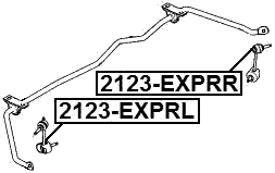 2123-EXPRL - REAR LEFT STABILIZER LINK