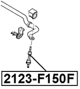 2123-F150F - FRONT STABILIZER LINK / SWAY BAR LINK
