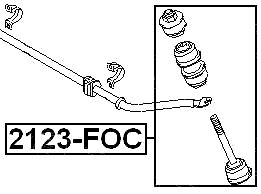 2123-FOC - REAR STABILIZER LINK