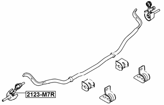 2123-M7R - REAR STABILIZER LINK