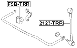 2123-TRR - REAR STABILIZER LINK