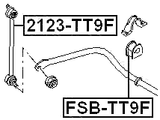 2123-TT9F - FRONT STABILIZER LINK / SWAY BAR LINK