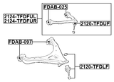 2124-TFDFUL - LEFT UPPER FRONT ARM