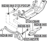 2125-FOCUP - REAR TRANSVERSE LINK
