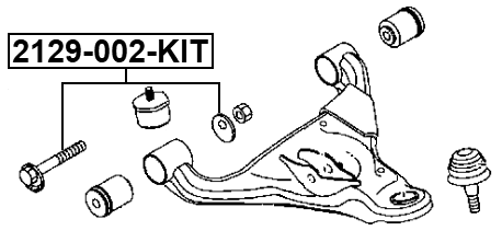 2129-002-KIT - REPAIR KIT, CAMBER ADJUSTING ECCENTRIC BOLT