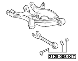 2129-006-KIT - REPAIR KIT, CAMBER ADJUSTING ECCENTRIC BOLT