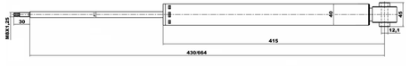 21446690R - REAR SHOCK ABSORBER