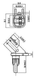 21606-002 - ABS SENSOR FRONT