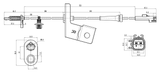 21606-012 - ABS SENSOR FRONT RIGHT