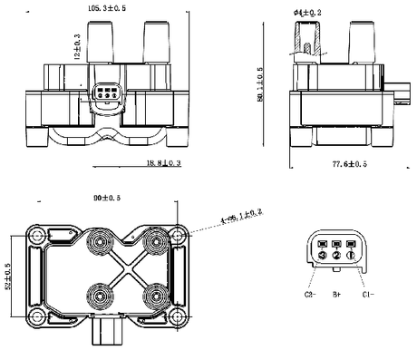 21640-002 - IGNITION COIL