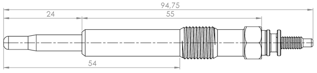 21642-003 - GLOW PLUG