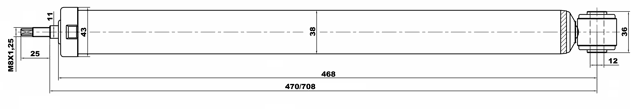 21656586R - REAR SHOCK ABSORBER