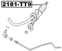 2181-TT9 - CLUTCH MASTER CYLINDER