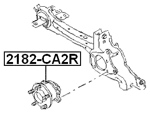 2182-CA2R - REAR WHEEL HUB
