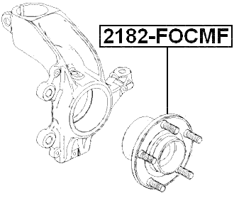 2182-FOCMF - FRONT WHEEL HUB